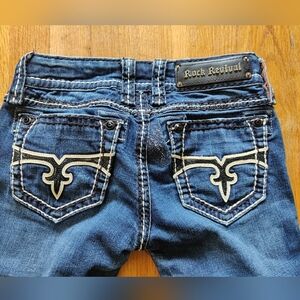 Rock Revival Eugenia Bootcut Women's Blue Jeans Size 26